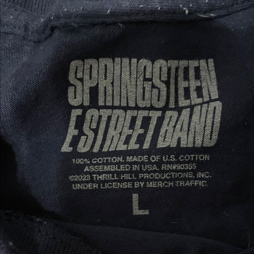 Springsteen Navy Graphic Tee - Picture 3 of 4